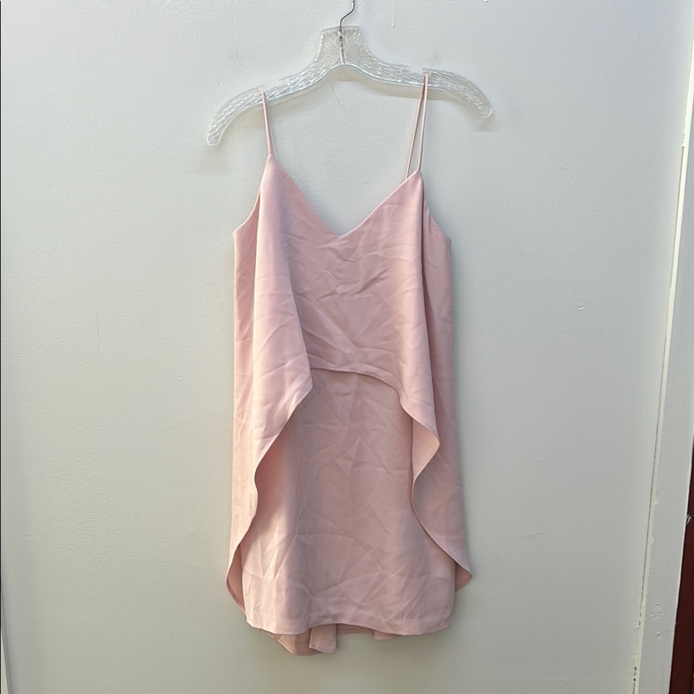 Elegant Pink Slip Dress